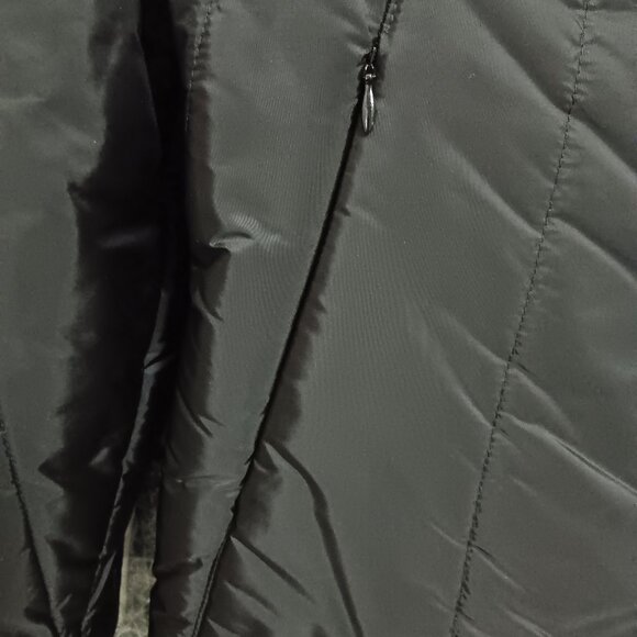 Nanakina Made in Italy insulated jacket with black fox fur collar – sz M / 44 - Picture 6 of 7